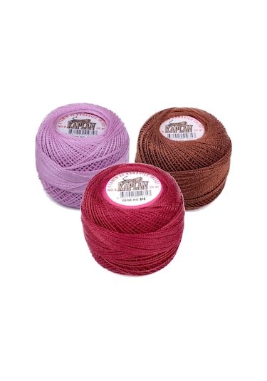 3 Adet Kaplan Etamin Ve Kanaviçe İpi 8 No Kod/renk: 717 - 400 - 8