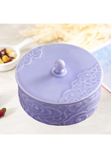 Homyl Atıştırmalık Tabak Çok Amaçlı Somun Ve Şeker Mor