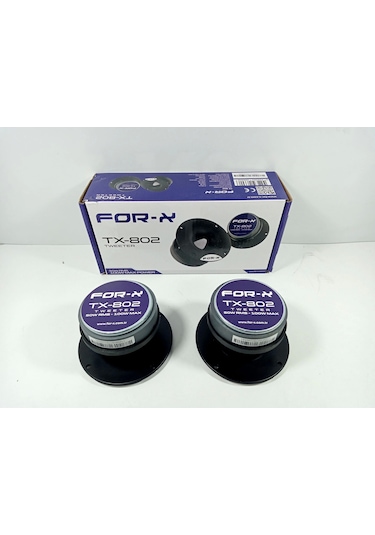 For-x Dome Tweeter - 100w 50rms Tiz - For-x Tx-802 10cm Dome Tweeter