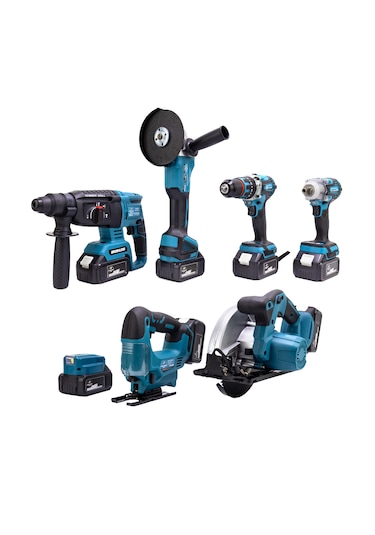 Chelikbei 36V Akülü Vidalama Seti 7'li Mavi