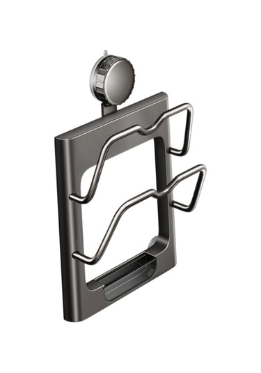 Suntek Pot Kapağı Organizatör Tutucu Kapı Fırın Eti Kesme Gri