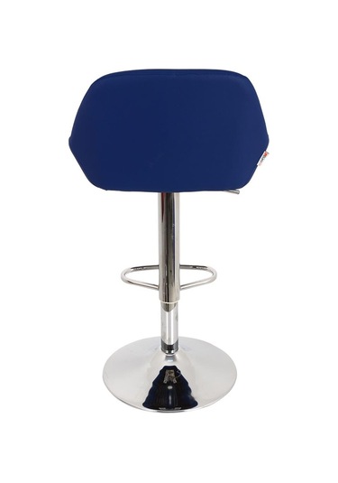 Bürocci Texas Bar Taburesi - Lacivert Deri - 9506S0103 Çok Renkli