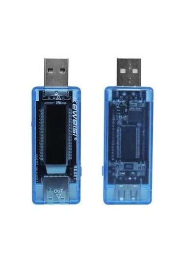 USB Voltmetre - Ampermetre OLED Ekran Şarj Kapasite Test Cihazı