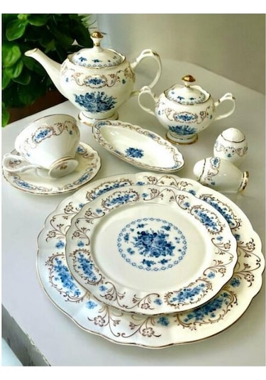 Royking Mabel 36 Parça Kahvaltı Takımı Kng 019 Desenli