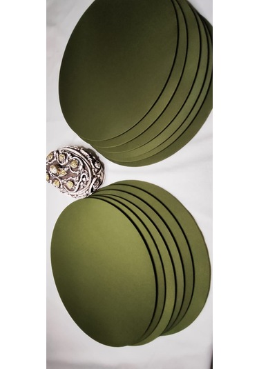 12 Adet Yesil Renk Supla Takımı Yeşil