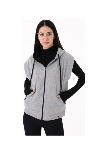 Scorp Impact Reversible Kadın Çift Taraflı Yelek Gri Standart Çok Renkli