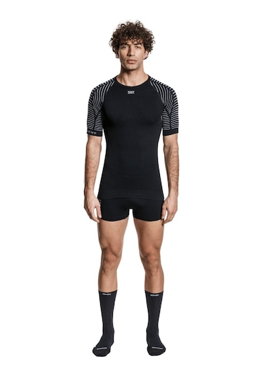 X-bıonıc X-bionic Invent 4.0 Lt Shirt Sh Sl Erkek Siyah Koşu Tişört 30077 SIYAH
