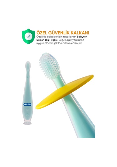 Set Muz Diş Macunu - Silikon Diş Fırçası Tam Koruma