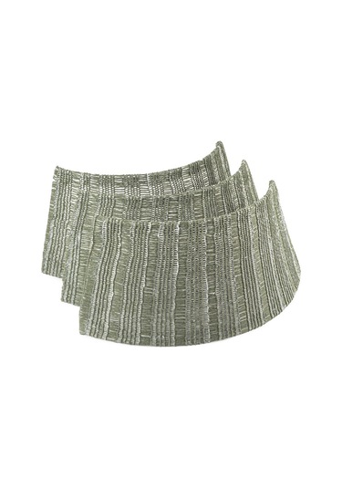 Lumy Yeşil Yılbaşı Ağaç Altı Eteği Metal 52-67 25cm