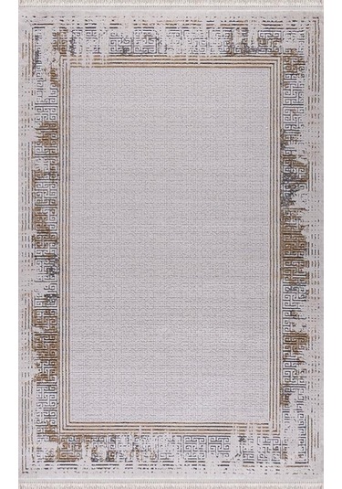 Merinos Halı Rodin 60894 075 Serisi Akrilik Salon Oturma Odası Halısı Kahverengi - Bej