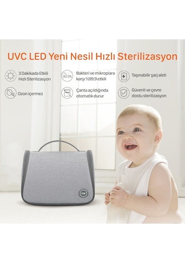 Deerma 59S P11 UVC Çok Fonksiyonlu Sterilizasyon Çantası