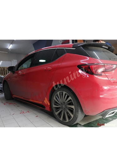 Opel Astra K 2015 Marşpiyel Seti - Kanallı Model - Boyasız Plastik