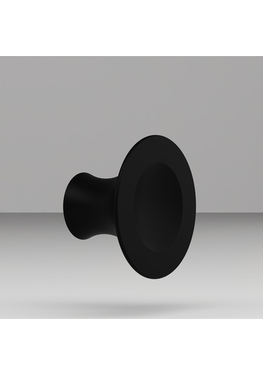 Mantar Dolap,çekmece,mobilya Kulbu 4 Adet Siyah