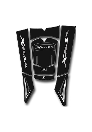 Xmax Tank Pad Seti 2019-2022 Siyah Gri