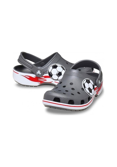 Crocs Classic Soccerband Clog K Çocuk Terlik - Antrasit Antrasit