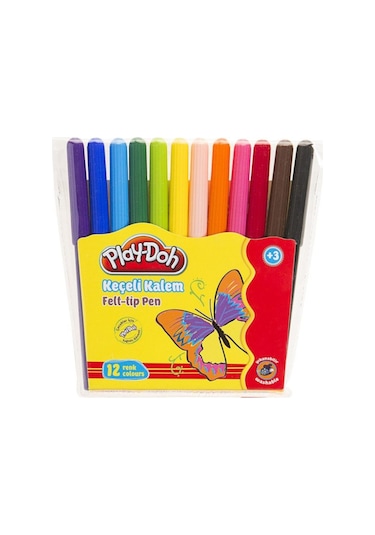 Play-Doh Yıkanabilir Keçeli Kalem 12'li