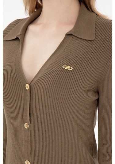 U.s. Polo Assn. Kadın Açık Haki Elbise Triko 50297100-vr183 Acık Hakı