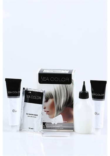 Sea Color Gümüş Gri 0 - 02 Saç Boyası