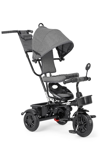 Comfymax Roadstar Ebeveyn Kontrollü Bebek Çocuk Bisikleti - Grey Gri
