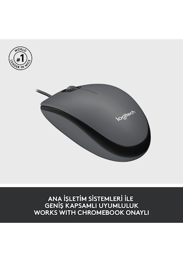 Logitech M100 USB Kablolu Optik Mouse