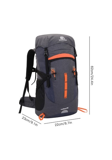 Neevoyu 50l Yeşil Outdoor Sırt Çantası - Su Geçirmez Oxford Kumaş, Rafinerli Bölmeler, Konforlu Omuz Askıları İle Bisiklet, Dağcılık, Yürüyüş Yeşil
