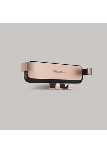 Ekılıf - Araç Telefon Tutucu Crh-06 - Gold - T9838 Gold