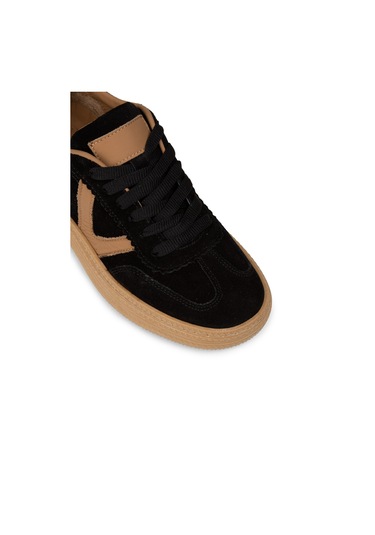 Deery Kadın Hakiki Süet Siyah Sneaker Ayakkabı - N0170zsyhc01 Siyah