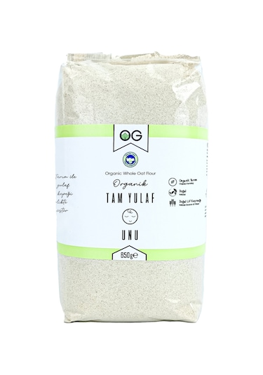 OG Natural Organik Tam Yulaf Unu 650 G