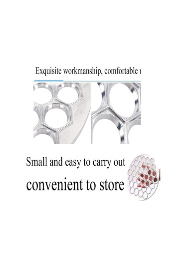 Fortunelane 37 Şık Metal Manty Kalıpı - Mutfak İçin Zaman Tasarruflu Hamur İşi Aleti Gümüş Gümüş