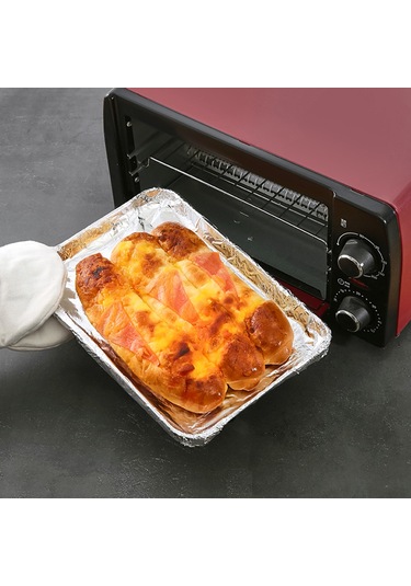 Yuntech01 Ev Kullanıma Uygun Fırın Ve Barbekü Folyo Kağıdı - 5 Metre Kutu Paketi, Kaliteli Alüminyum, Kolay Kullanım, Günlük Mutfak Gereci Çok Renkli