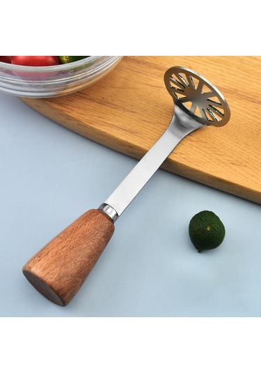 Suntek Paslanmaz Patates Ezici Ricer Faydalı Meyve Sebze Gümüş