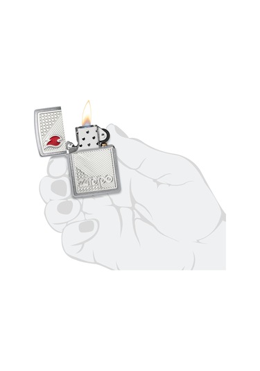 Zippo 200 Zippo Tiles Emblem Çakmak