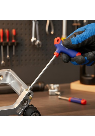 Workpro Wp200543 8 Parça Cr-v T Tipi Uzun Delikli Torx Profesyonel Allen Anahtar Takımı