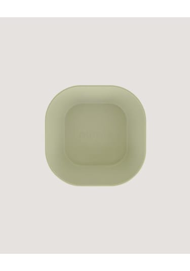 Kare Bebek Mama Tabağı 2'li Set Sage Green - Vanillia