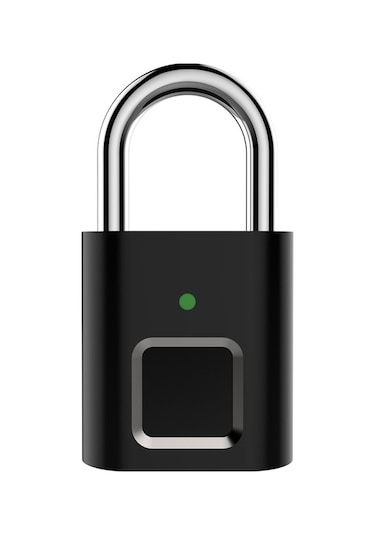 Fortunelane Küçük Boyutlu Akıllı Parmak İzi Kilit - Çanta, Dolap, Kapı Güvenliği İçin Parmak İzi İle Açılabilir Dayanıklı Kilit