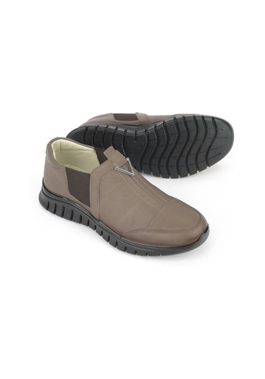 Ziya, Kadın Hakiki Deri Konfor Ayakkabı 15355z2888 Koyu Vizon 14355z2888 407 Koyu Vizon