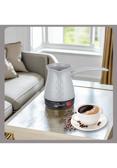 Elektrikli El Yapım Türk Kahvesi Makinesi-gri