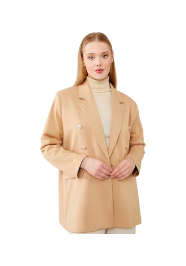 Kadın Spor Blazer Ceket VİZON