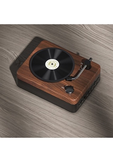 Artfulabode Ses Çalar Ahşap Koyu Rengi, Model: Klasik Ahşap