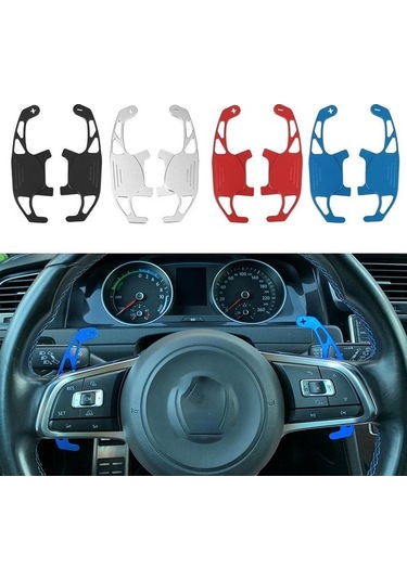 Novahub Gümüş Şifter Kürek Takımı - Vw Golf 7, Rline Jetta Mk6, Lamando Teramont İçin Aksesuarlar Gümüş