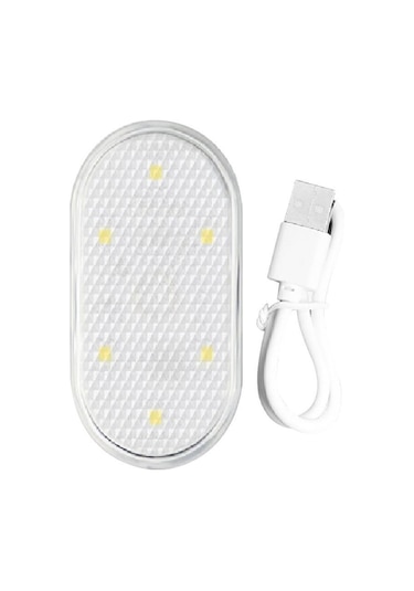 Singree Usb Şarjlı Dokunmatik Araç İçi Led Okuma Lambası - Mini Rgb Aydınlatma