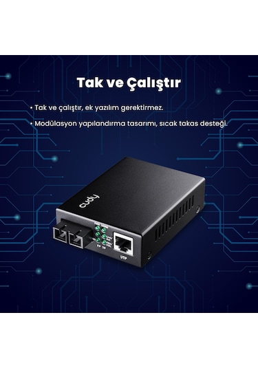 Cudy MC100GSA-20 Single Mode 20 Km Metal Switch