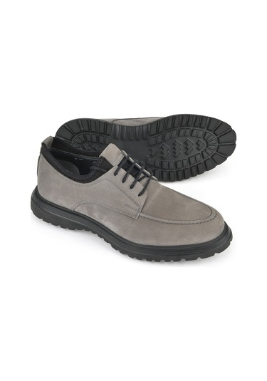 Ziya, Erkek Hakiki Deri Ayakkabı 153498z173312 Gri 153498z173312 011 Gri