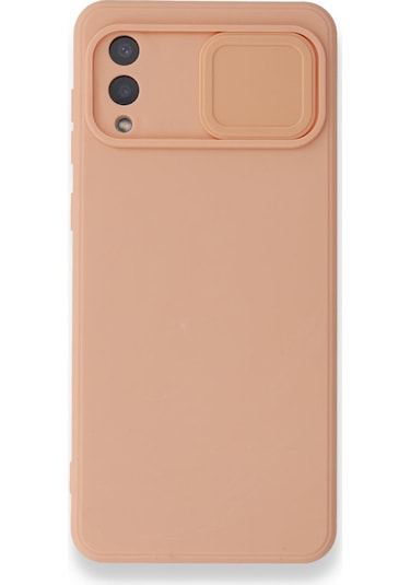 Nettech Samsung Galaxy A02 Uyumlu Kızaklı Kamera Korumalı Arka Koruma Kılıf - Lila Lila