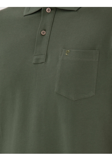 Pierre Cardin Erkek Haki Tişört Basic 50302538-vr027 Haki