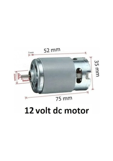 12 Volt Şarjlı Matkap  Motoru