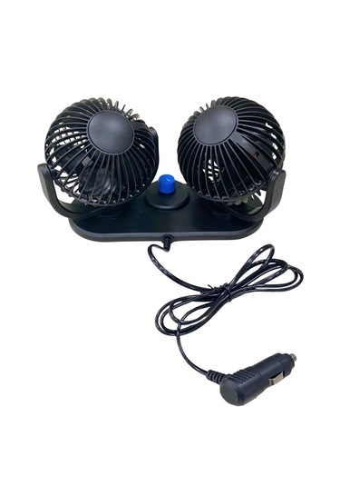24 Volt Vantilatör Torpido Üstü Çift Başlı 4 İnç Çift Devre Fan