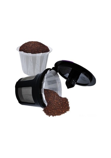 Didadodo Ecobrew Yeniden Kullanılabilir Keurig Filtre - 100'lü Paket, Biyobozunur Beyaz, Süper Kaliteli Beyaz