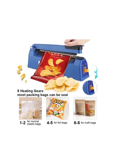 Elektrikli Isı Torbası Kapama Makinesi Plastik Torba Mühürleyen Çok Renkli