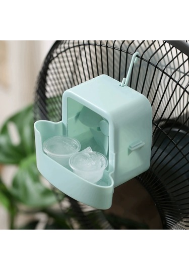 Geeksen Ev İçi Asma Tipi Buzlu Soğutucu Fan - Delme Yok Kurulum - Mavi - Pp Malzeme - Kompakt Tasarım